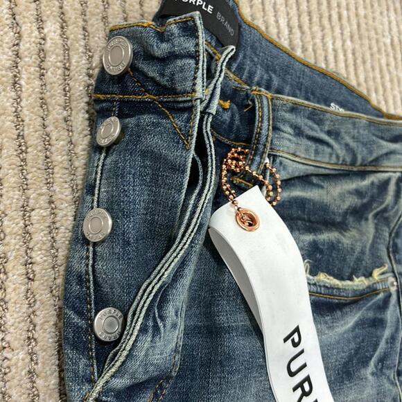 Men Purple Brand Jeans - Picture 4 of 5